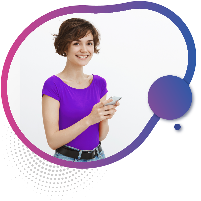 Smiling tourist holding a smartphone, symbolizing instant eSIM activation for travelers seeking fast and easy mobile connectivity in Australia.>
              </div>
            </div>
            <div class=